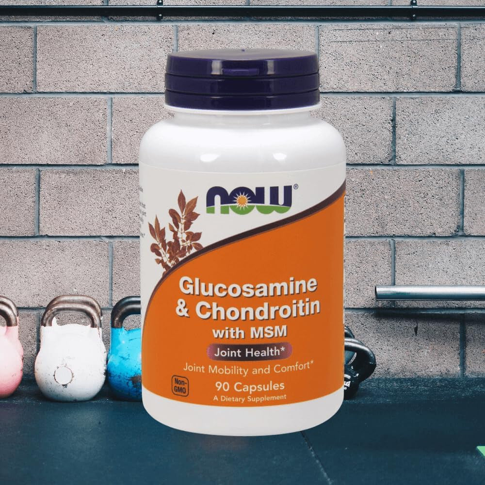 NOW Foods Glucosamine & Chondroitin with MSM, 90 Count