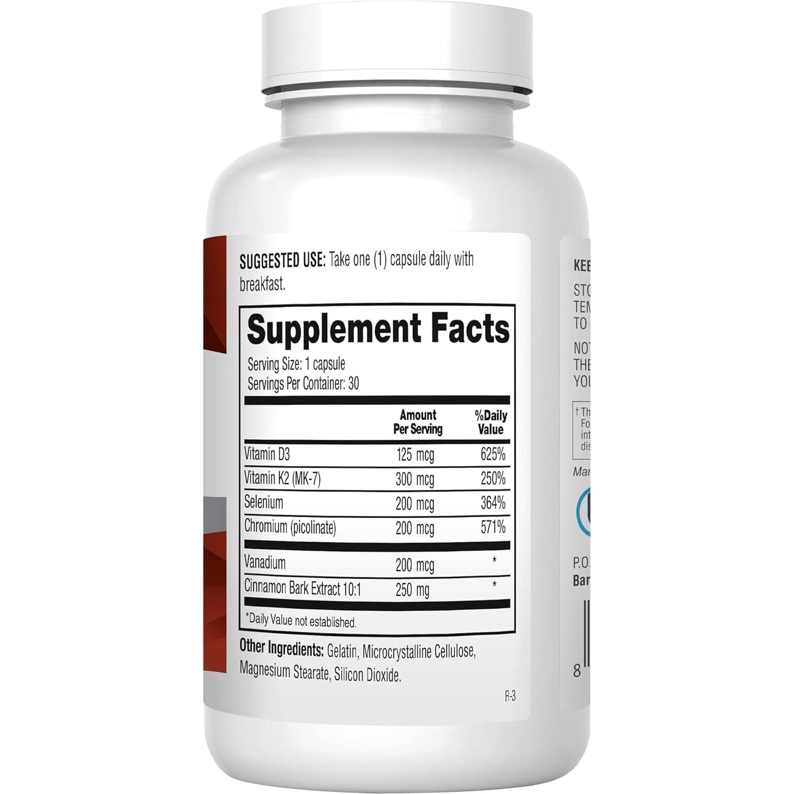 Cinnachroma Cinnamon Capsules - Extract Supplement to Support Metabolism Cardiovascular Health