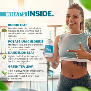 Dr Vitamins Diuretic Water Pills for Weight Control - Instant Natural Relief from Bloat and Swelling 120 Caps