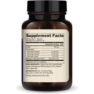 Dr. Mercola Gallbladder Enzymes, 30 Servings (30 Capsules), Dietary Supplement, Supports Digestive Health, Non GMO