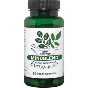 Vitanica Mindblend, Brain Support, Vegan, 60 Capsules