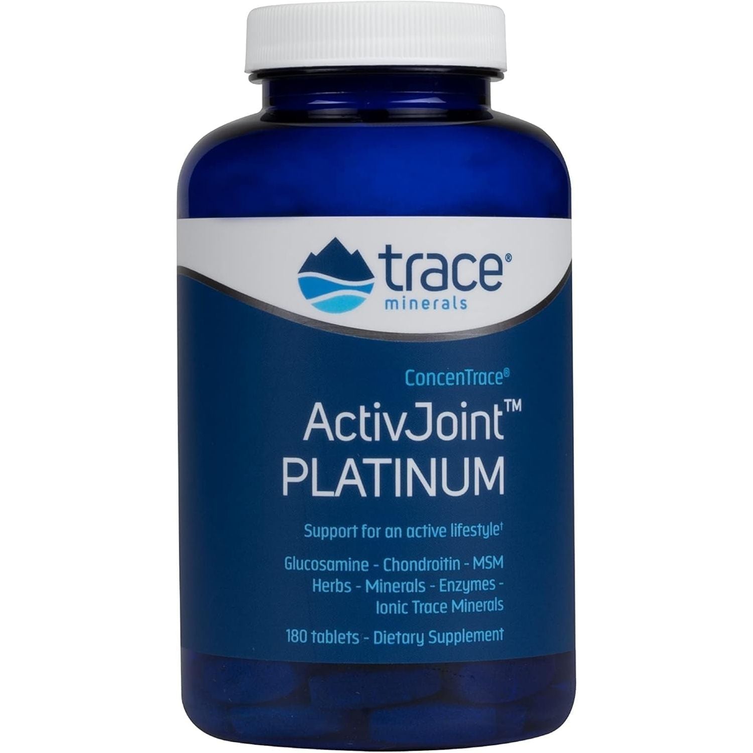 Trace Minerals Activjoint Platinum - Bone Health & Strength Support Supplement -180 Tablets (30 Servings)