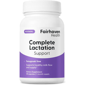 Fairhaven Health Complete Lactation Support | Improve Breastfeeding Comfort* 30 Capsules