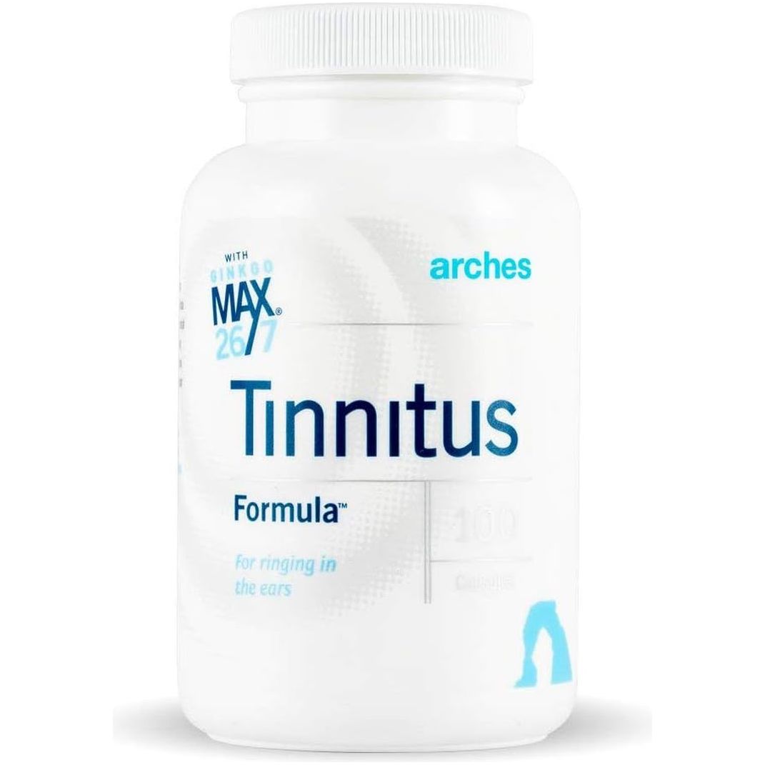 Arches Tinnitus Formula - Natural Tinnitus Treatment for Relief from Ringing Ears - 100 Count