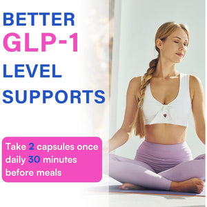 GLP1 Support for Immune, Energy, Digestion, Gut & Overall Health - 60 Capsules
