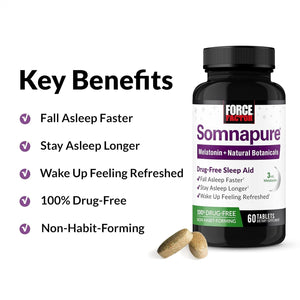 Force Factor Somnapure Sleep Aid for Adults 60 Tablets