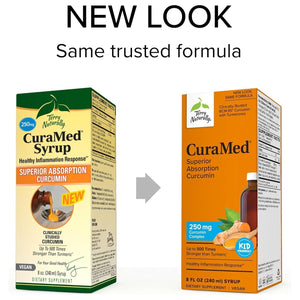 Terry Naturally Curamed Syrup - 8 Fl Oz - 250 Mg Superior Absorption Curcumin Complex - 48 Servings