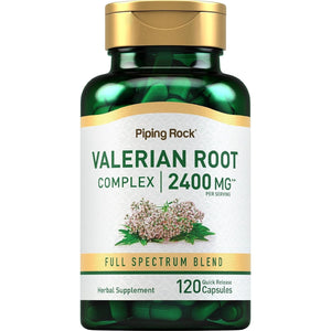 Piping Rock Valerian Root Extract Capsules 2400 Mg | 120 Count