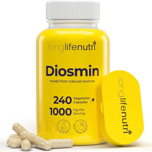 Diosmin 1000Mg Advanced Formula - for Circulatory Health Support 240 Capsules