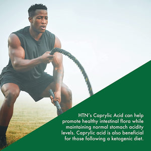 Health Thru Nutrition Caprylic Acid 600Mg 100 Softgels | Support Healthy Digestive and Intestinal Health