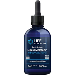 Life Extension Fast-Acting Liquid Melatonin (59 Servings)