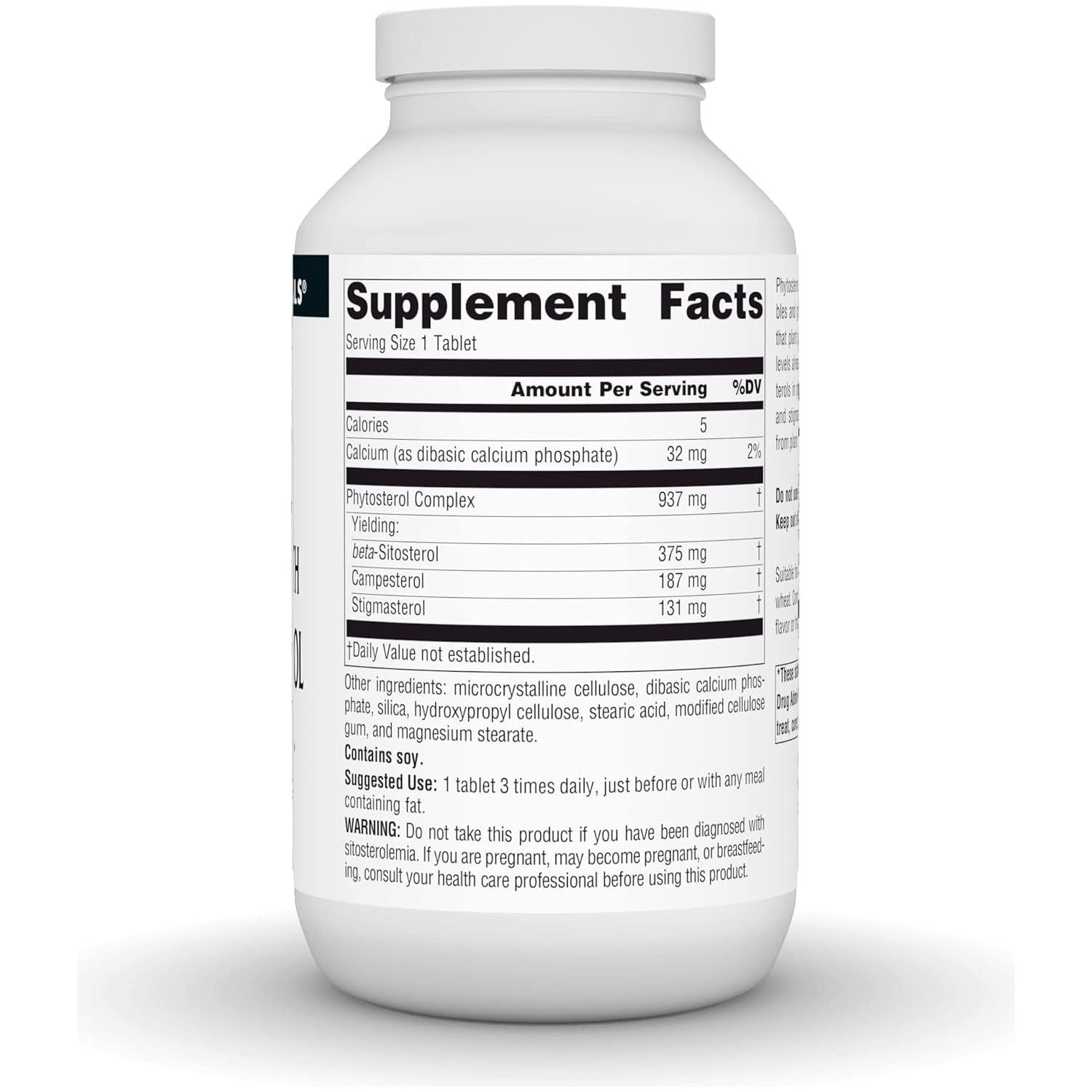 Source Naturals Mega Strength Beta Sitosterol, Plant Sourced, 375Mg - 240 Tablets