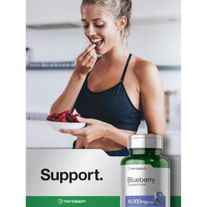 Horbäach Blueberry Extract Supplement | 150 Capsules | Blueberry Concentrate | Non-Gmo, Gluten Free
