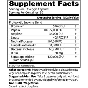 Doctor'S Best Proteolytic Enzymes, Digestion, Muscle, Joint, Non-Gmo, Gluten Free, Vegetarian, 90 Veggie Caps