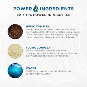 Micro-Boost Humic Mineral Blend | Plant-Based Multi Minerals Supplement & Electrolytes Liquid (Micro-Boost)