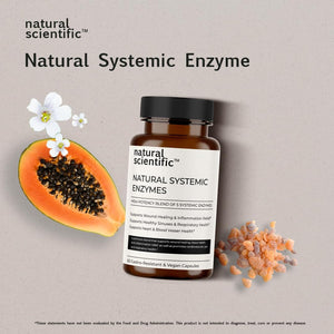 Natural Systemic Enzymes - Proteolytic Enzymes for Inflammation - 30 Capsules