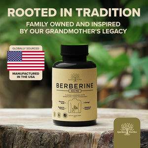 600 Mg Berberine Supplement – Berberine HCL & Ceylon Cinnamon Capsules