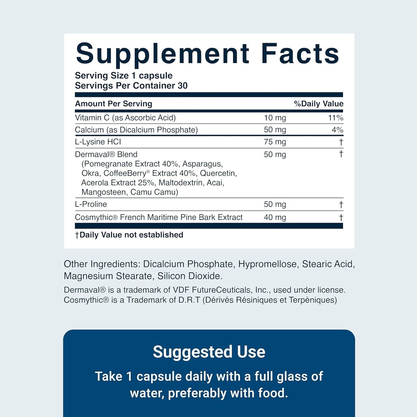ACTIVATEDYOU Essential Skin Food, Advanced Skincare Collagen Elastin Support Supplement (30 Capsules)