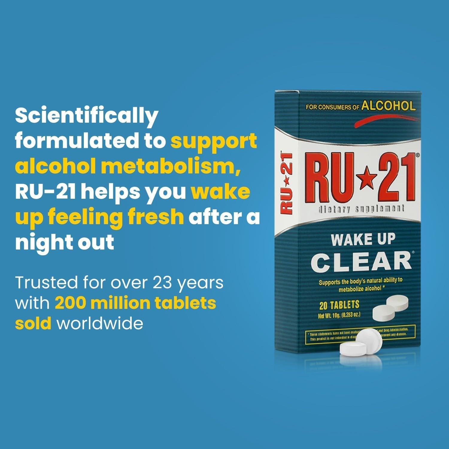 The Supplement for When You Want to Drink & Go to Work the Next Morning | Feel Better after Celebrating & Support Your Liver (10 Servings)