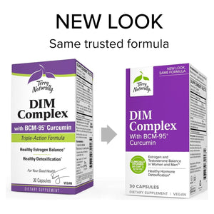Terry Naturally DIM Complex - Support Hormone Balance for All Ages 30 Capsules