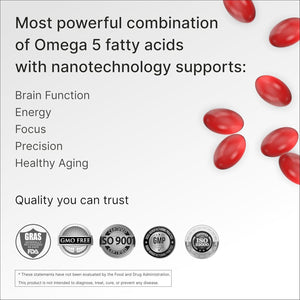 Nano Pomegranate Supplement CLINICALLY Proven Brain Supplement with anti Aging 60 Count