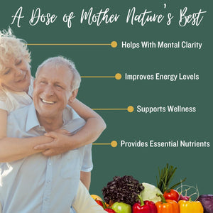 Nature'S Sustenance Daily Greens, Fruits & Veggies Supplement - Enhance Energy, Mental Clarity, & Overall Wellness - 30 Servings.