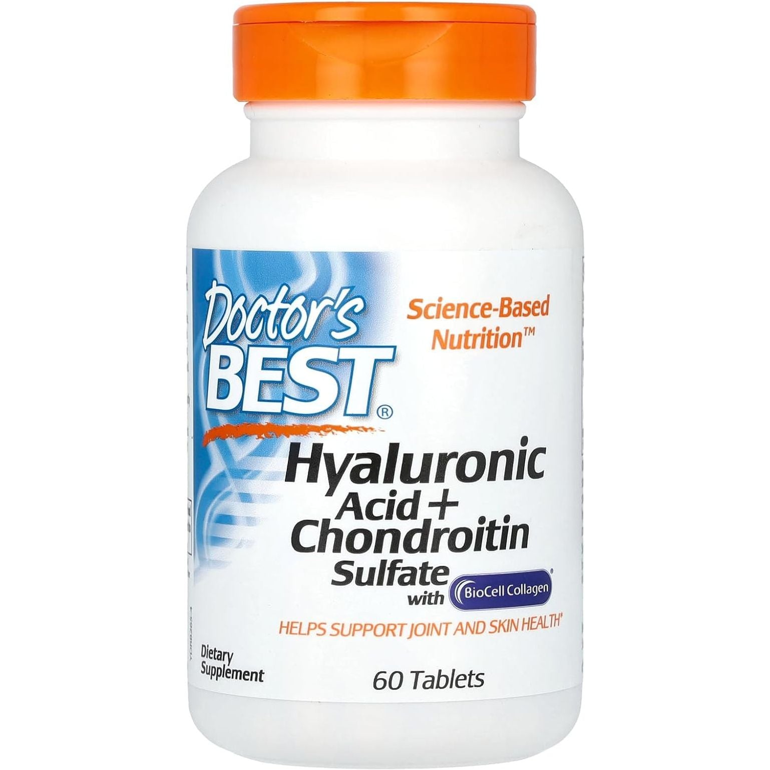 Doctor'S Best Hyaluronic Acid with Chondroitin Sulfate, Featuring Biocell Collagen, Joint Support