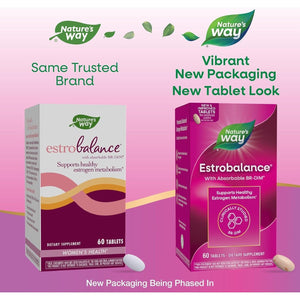 Nature'S Way Estrobalance, Absorbable BR-DIM, Supports Healthy Estrogen Metabolism* 60 Tablets