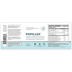 Dietary Supplement Tablets by Papillex - All Natural Immune Support 60 Capsules