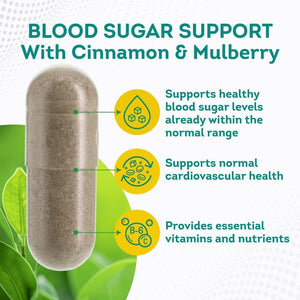 Purepremium Supplements Blood Sugar Support - to Support Blood Sugar Levels Already in the Normal Range - 120 Count