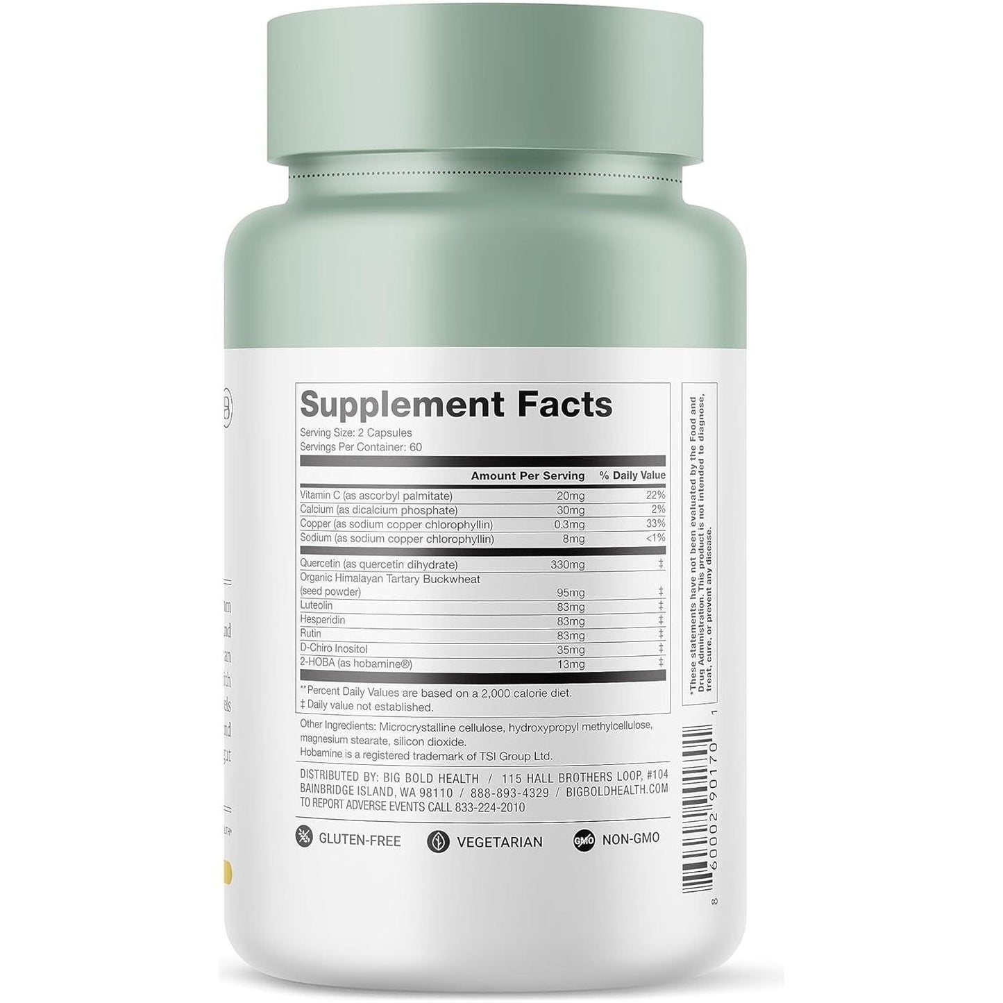 2 Month Supply - Big Bold Health HTB Rejuvenate - Immune Health Support Supplement (120 Capsules)