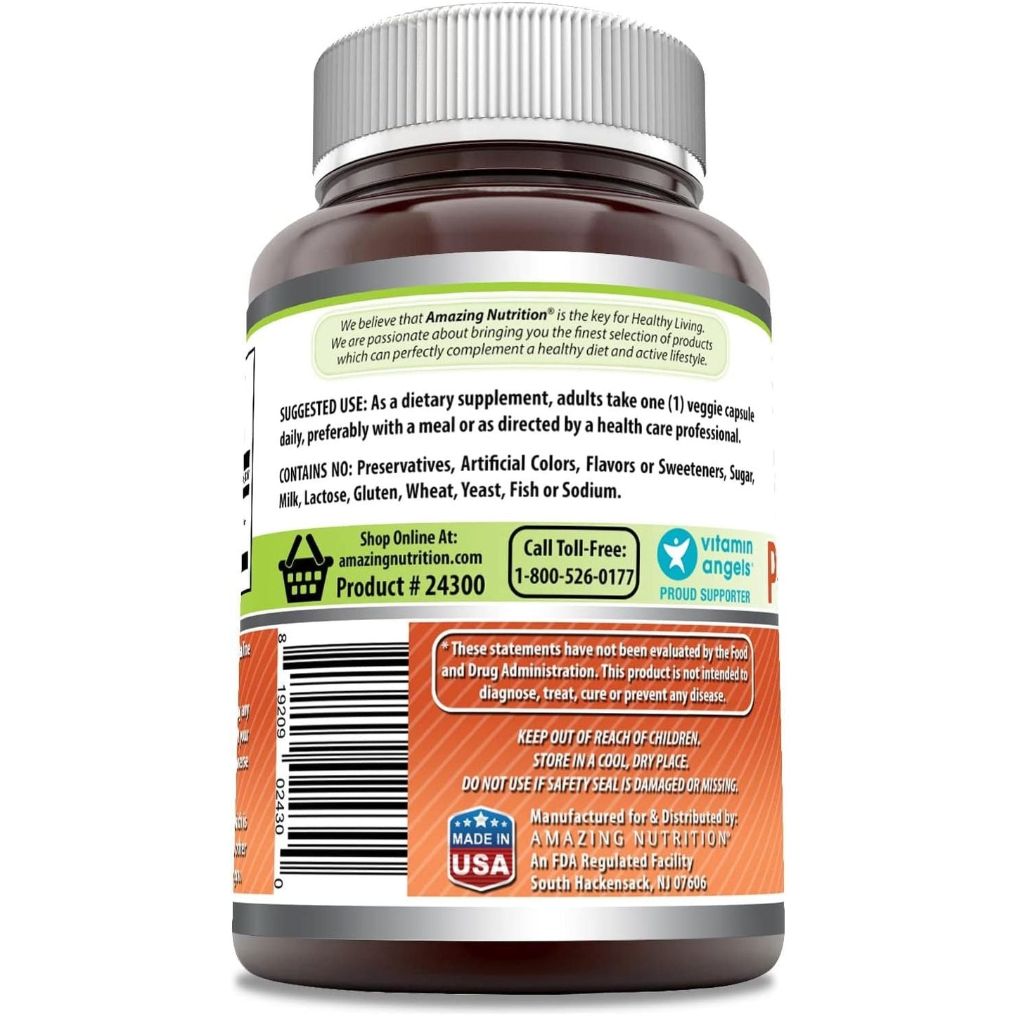 Amazing Formulas Psyllium Husk 750Mg Veggie Capsules Supplement Made in USA | (120 Count)