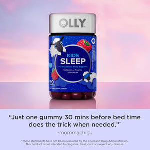 OLLY Kids Sleep Gummy & Occasional Sleep Support 90 Count