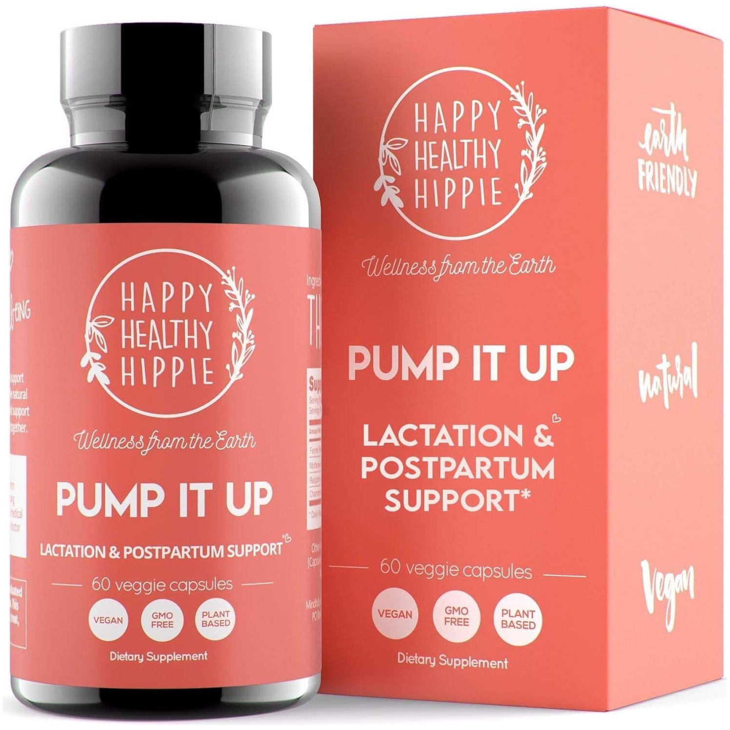 Happy Healthy Hippie Pump It up Lactation Supplement 60 Count