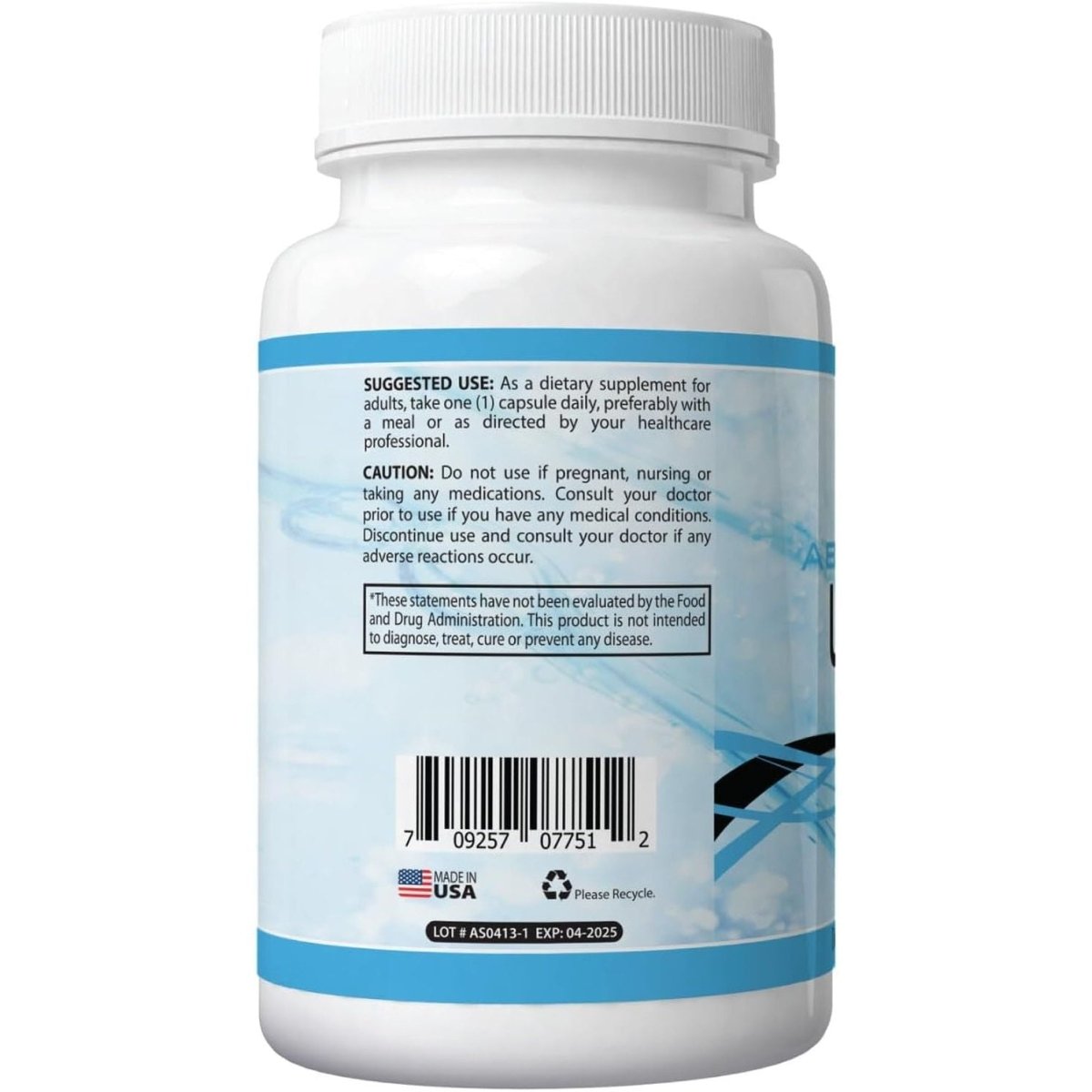 Absonutrix Uridine Monophosphate (Choline Enhancer) 500Mg per Capsule - 120 Vegetable Capsules Memory Made in USA - Suppviv