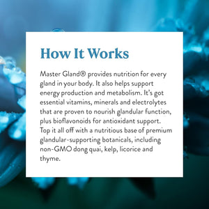 Nature'S Sunshine Master Gland - Provides Complete Nutritional Support for Every Gland in the Body 120 Capsules