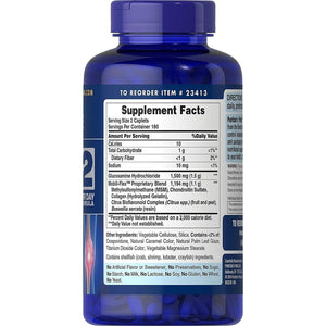 Puritan'S Pride Glucosamine Chondroitin MSM, Dietary Supplement for Joint Health , 6 Month Supply, 360 Coated Tablets