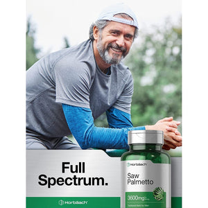 Horbäach Saw Palmetto Extract | from Saw Palmetto Berries | Non-Gmo and Gluten Free Formula | 120 Capsules