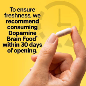 NATURAL STACKS Dopamine Brain Food - 650Mg L-Tyrosine Supplement for Focus & Mental Drive - 60 Capsules