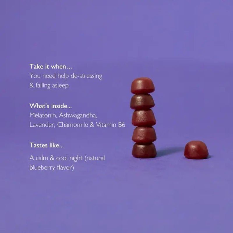 Bach RESCUE plus Sleep & Stress Support Gummies, Nighttime Supplement  60 Count