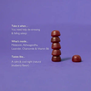 Bach RESCUE plus Sleep & Stress Support Gummies, Nighttime Supplement 60 Count