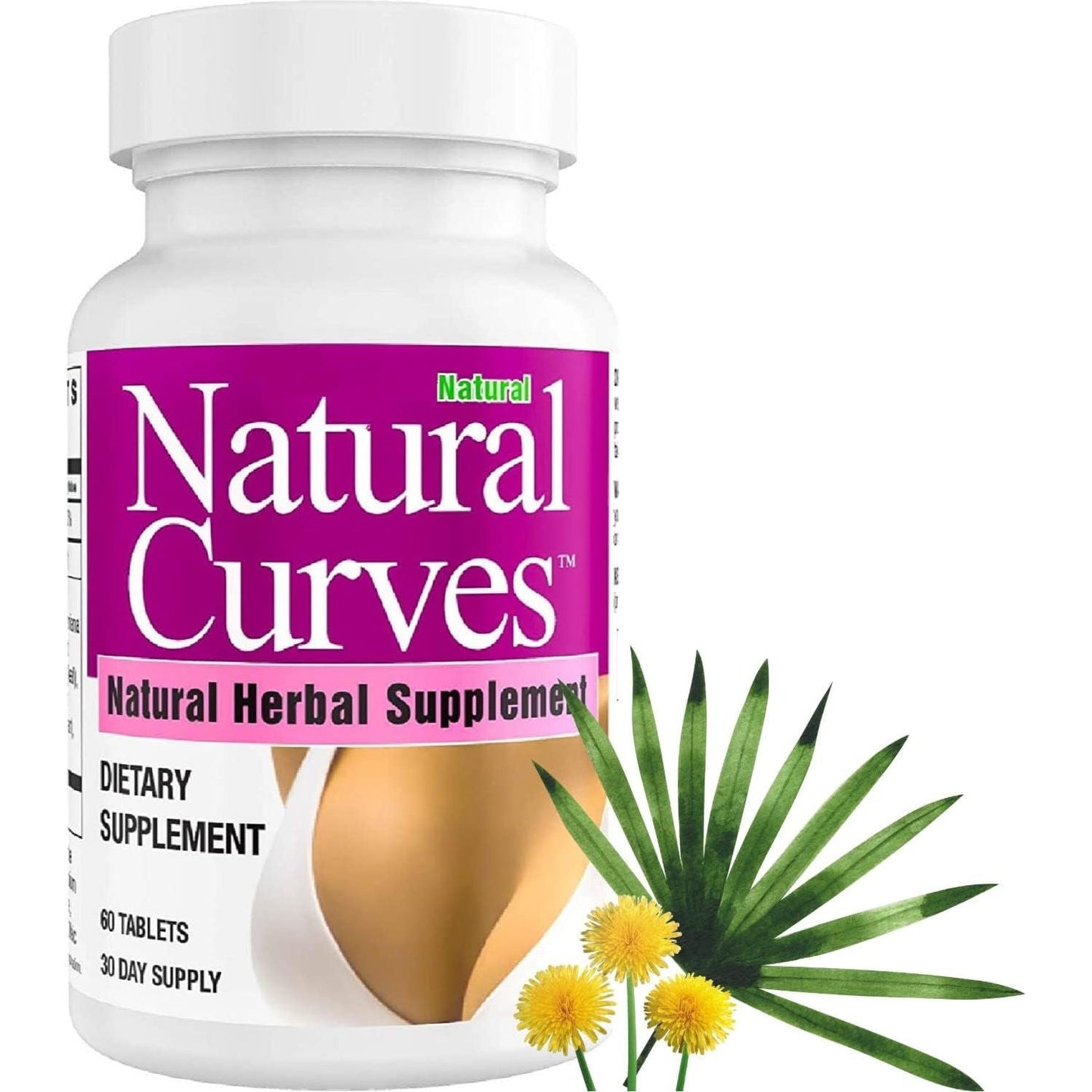 Natural Breast Enhancement Pills – Fast Acting, Vegan Formula for Fuller, Perkier Breasts – 60 Capsules