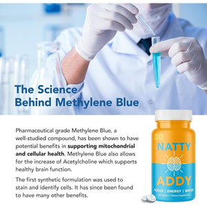 Maximum Strength Brain Support - Methylene Blue, Caffeine, and L-Theanine