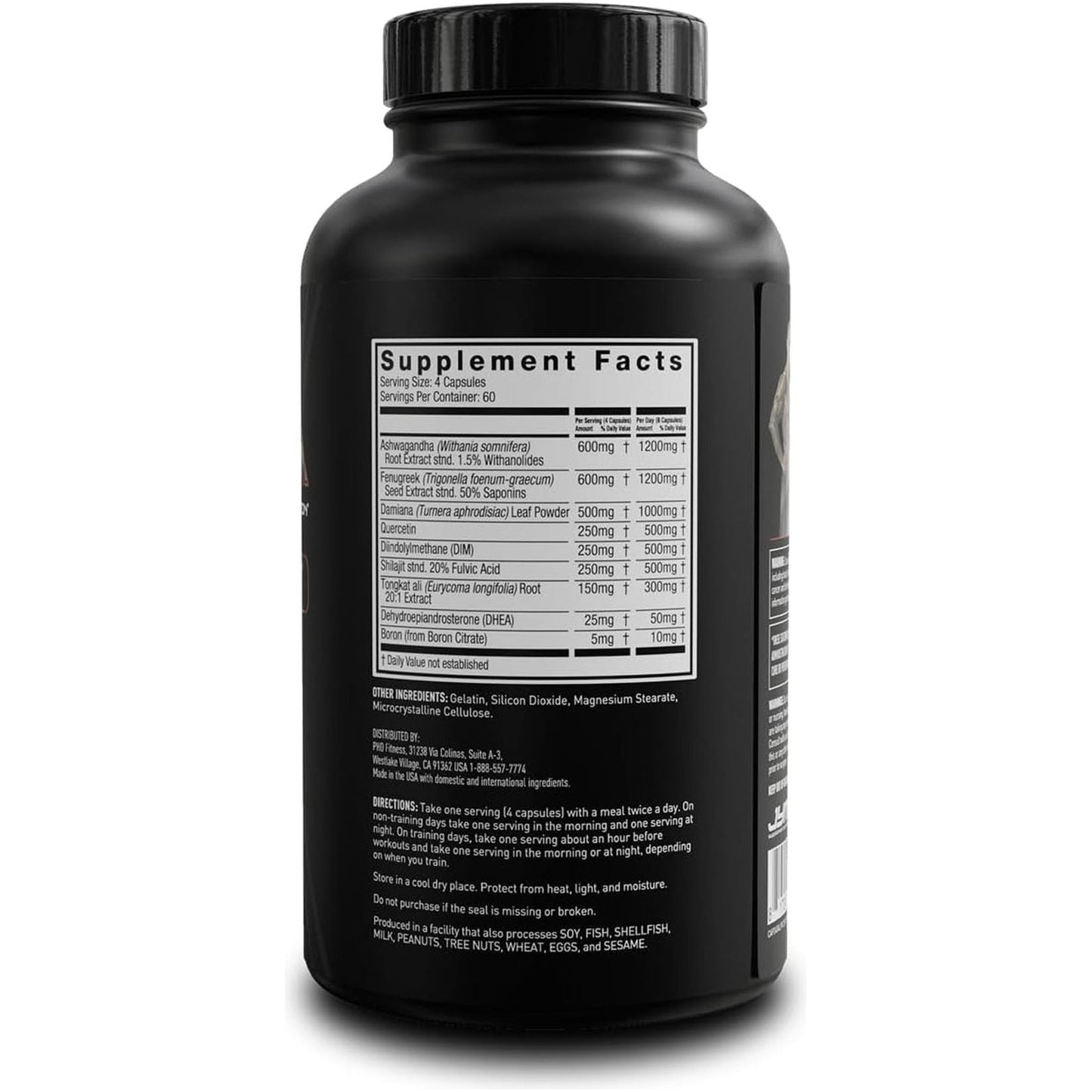 Alpha JYM X Advanced Hormone Optimization 240 Vegetarian Capsules