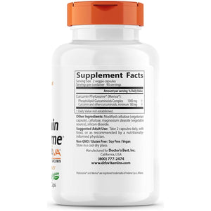 Doctor'S Best Curcumin Phytosome with Meriva, Joint Support, 500 Mg 180 Veggie Caps