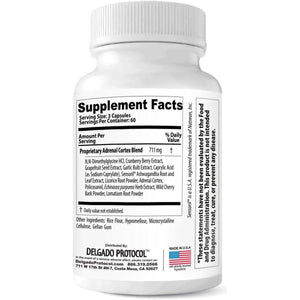 Adrenal DMG - Support Daytime Energy, Better Sleep, Immune System, Reduce Stress Levels, and Fatigue - 180 Capsules - Suppviv