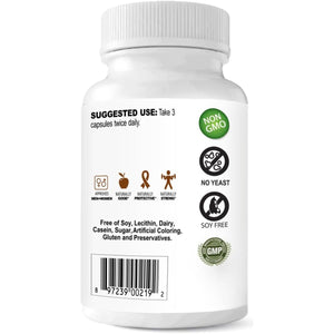 Adrenal DMG - Support Daytime Energy, Better Sleep, Immune System, Reduce Stress Levels, and Fatigue - 180 Capsules - Suppviv