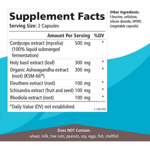 Adrenal Stability by Pure Essence - Adrenal Fatigue Supplement (60 Caps) - Suppviv