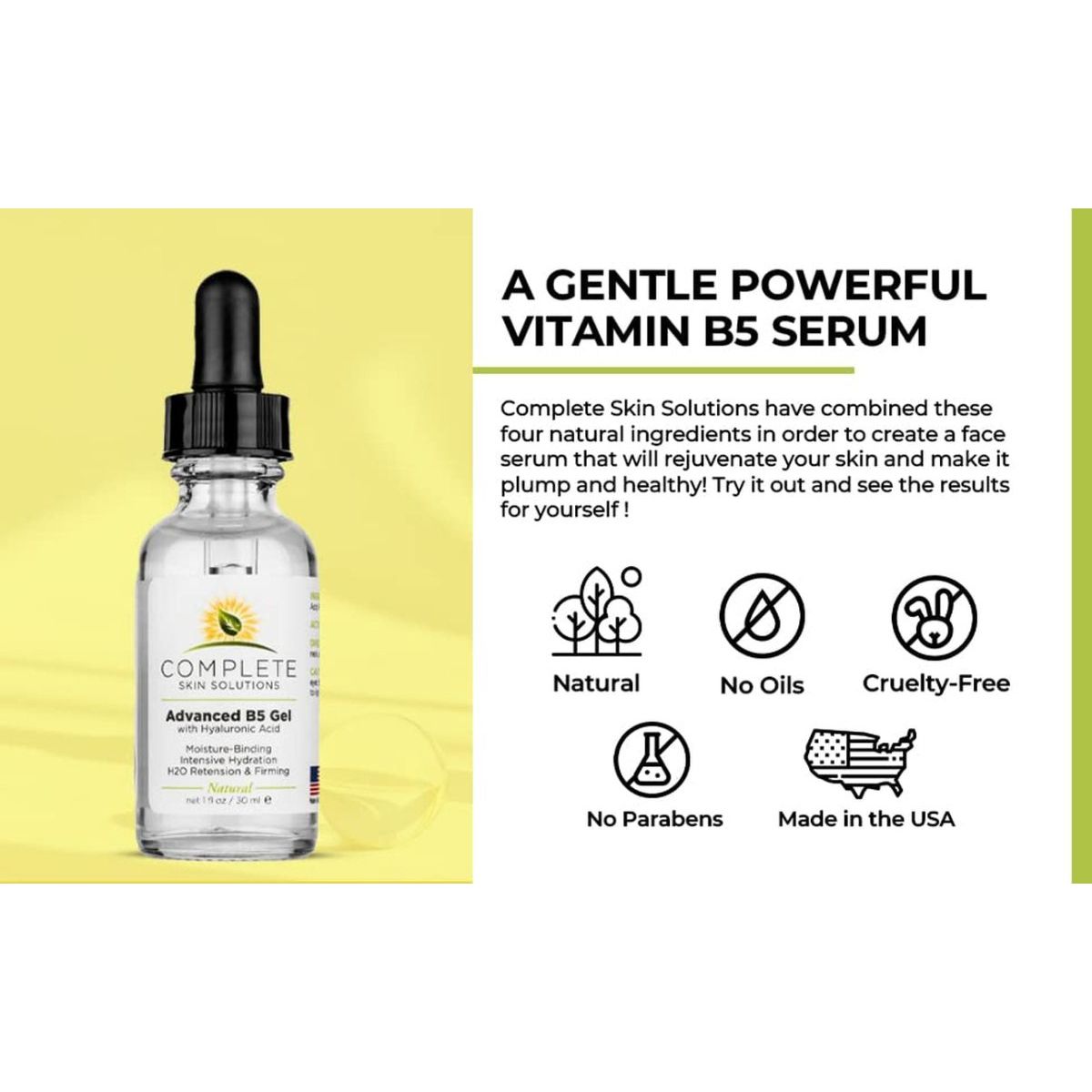 Advanced B5 Gel with Hyaluronic Acid 1 Oz - Suppviv
