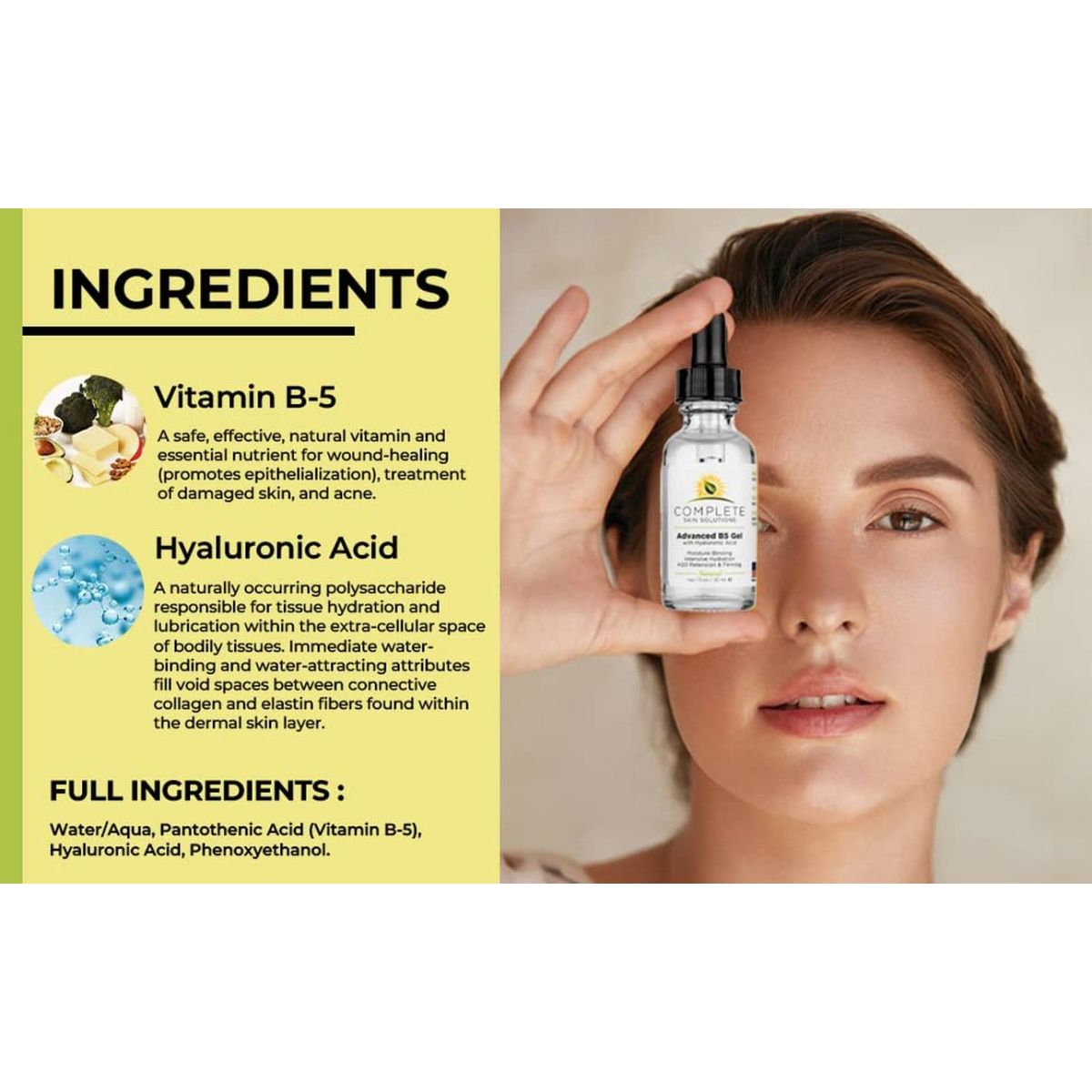 Advanced B5 Gel with Hyaluronic Acid 1 Oz - Suppviv